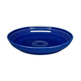The Fiesta Coupe 8 1/2 Inch Luncheon Bowl (26 oz) in twilight features a glossy finish and concentric ridges inside and near the rim—an ideal deep, round ceramic bowl for fans of multipurpose Fiesta serveware.