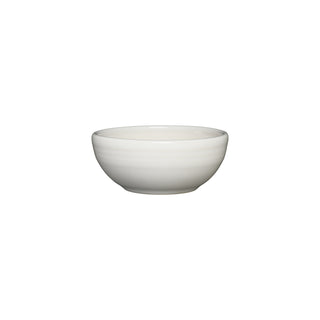 The Fiesta 3 3/4 Inch Mini Bowl 5 OZ by Fiesta features a smooth, glossy white ceramic finish and is shown against a white background.