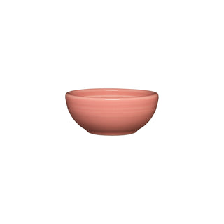 The Fiesta 3 3/4 Inch Mini Bowl 5 OZ by Fiesta, in peony color, features a glossy ceramic finish and a small, round shape, shown against a white background.
