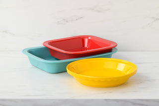 Fiesta Square 9x9 Inch Baker 2 Quart - bakeware Made in America by The Fiesta Tableware Company