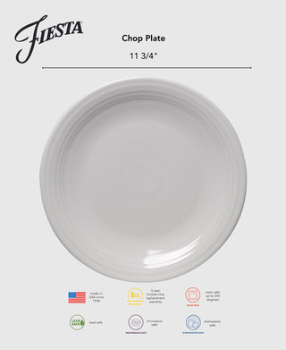 Chop Plate 11 3/4 Inch - plates Made in America by The Fiesta Tableware Company
