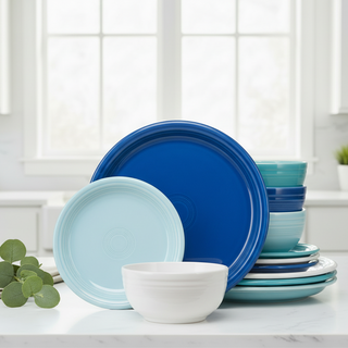 Coastal Blues Dinnerware Set - Kitchen Lifestyle