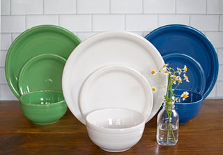 Bistro Coupe 3-Piece Place Setting, Service for 1 - place settings Made in America by The Fiesta Tableware Company
