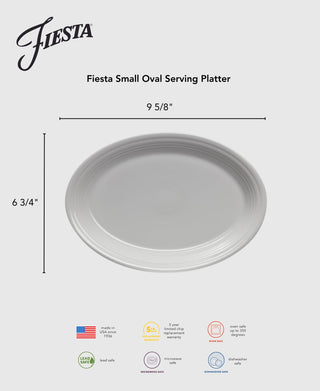 Fiesta 9 5/8 Inch Small Oval Serving Platter - serveware Made in America by The Fiesta Tableware Company