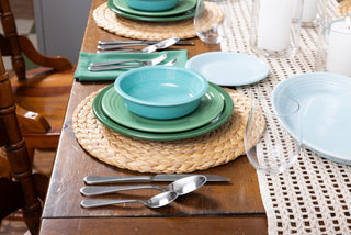 Classic Rim 3-Piece Place Setting, Service for 1 - place settings Made in America by The Fiesta Tableware Company
