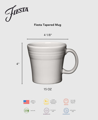 Fiesta 15 OZ Tapered Mug - cups, mugs and saucers Made in America by The Fiesta Tableware Company