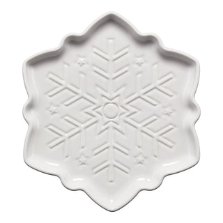 Fiesta Snowflake Shaped Plate White