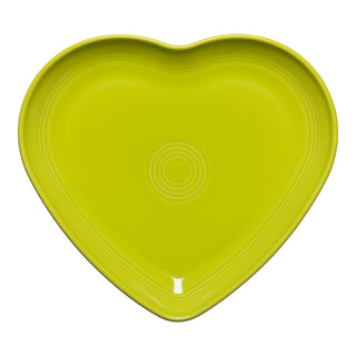 Lemongrass green Fiesta Heart shaped Plate Made in the USA