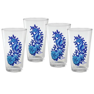 16 oz. Fiesta® Coastal Seahorse Cooler – Set of 4
