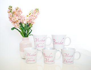 Tapered Mug Mother of the Groom, fiestaÂ® Bridal - Fiesta Factory Direct by Homer Laughlin China.  Dinnerware proudly made in the USA.  