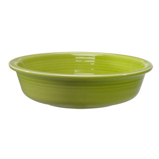 The Fiesta Retired Classic Rim 6 7/8 Inch Cereal Bowl (19 OZ) is a green, fully vitrified ceramic bowl made in the USA, featuring a smooth glossy finish and slightly flared rim, displayed against a white background.
