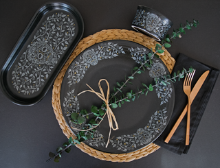 Small Bread Tray SKULL AND VINE - Fiesta Factory Direct